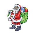 Santa with Gift Bag Temporary Tattoo